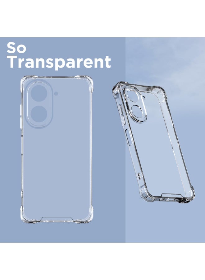 Case for Redmi A5 Back Case Clear Cover Soft Flexible TPU Transparent Shockproof Protective Cover Reinforced Bumper Edges for Redmi A5  - Image 2