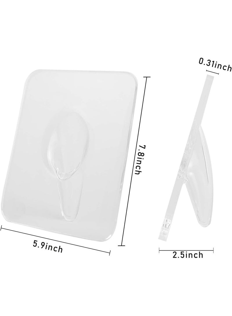 Clear Acrylic Photo Frame Flower Vase, 8 x 6 Inch Aesthetic Unique Flower Vase for Centerpieces, Decorative Picture Frame Vase, Flower Frame Vase for Home Room Office Wedding Acrylic Decor - Image 5
