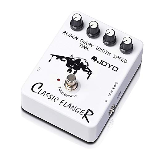 JOYO Flanger Effect Pedal Achieve Metallic Flanger Sounds & Rapid Tremulous Vibrato for Electric Guitar Effect - True Bypass (JF-07) - Image 1