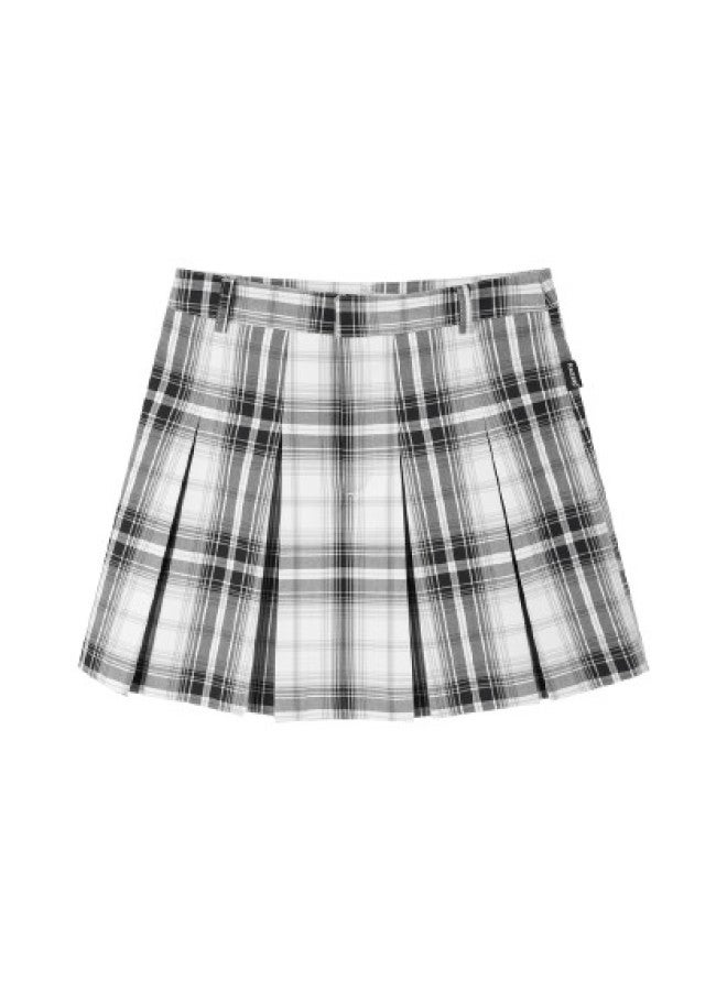 Waxbird Spring And Autumn Fashion Plaid Pleated Skirt Women Versatile Academic Style - Image 1