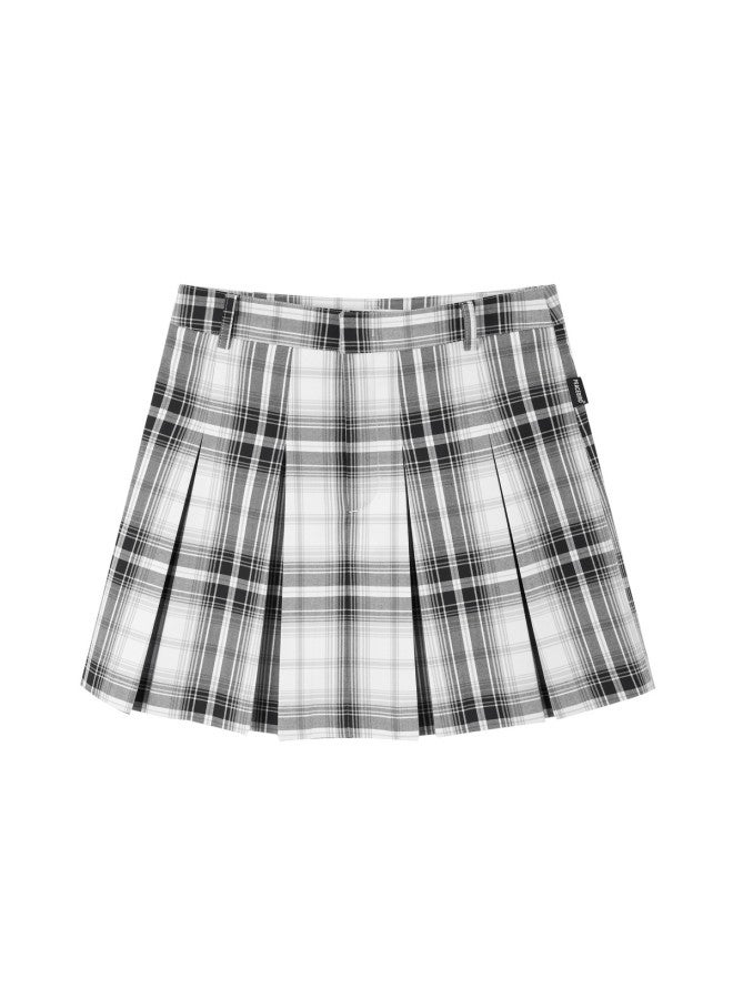 Waxbird Spring And Autumn Fashion Plaid Pleated Skirt Women Versatile Academic Style - Image 2