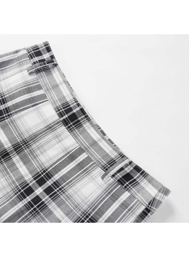 Waxbird Spring And Autumn Fashion Plaid Pleated Skirt Women Versatile Academic Style - Image 4