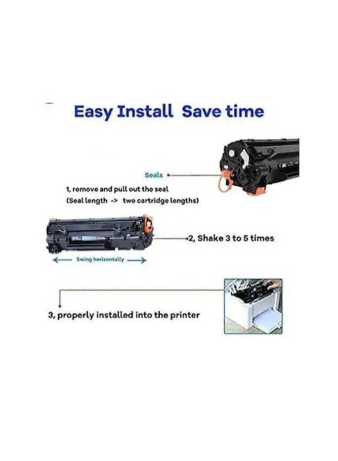 Terabyte 305A 304A 312A Color Toner Cartridge set for LaserJet Pro 400 Color M451 M475 MFP M476nw and CP2025 Printers (Yellow) - Image 2