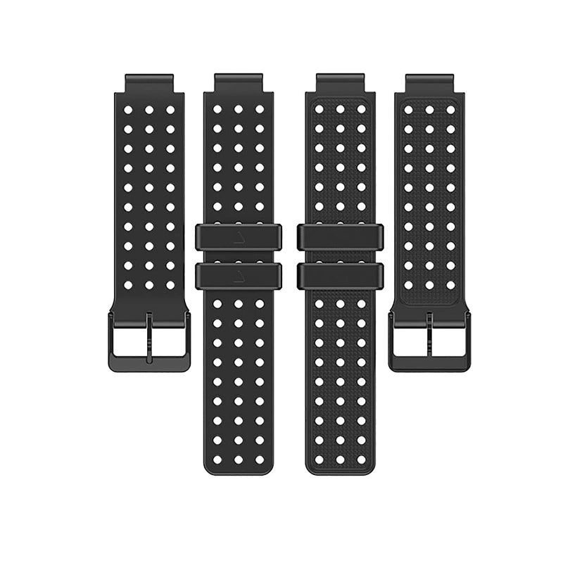 Black Watch Band for Garmin Approach S20/ S5/ S6, Soft Silicone Personalise Replacement Strap Compatible with Garmin Forerunner 220/230/ 235/620/ 630/ 735XT/ 235lite - Image 3