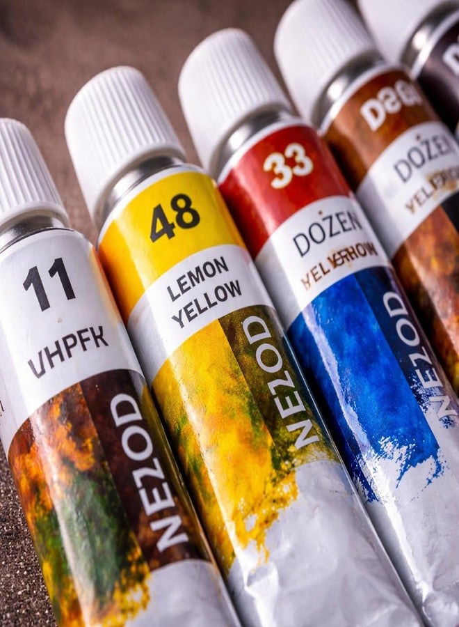 soletal Oil Color Paint Set – 12 Shades x 12ml | Quality Artist Oil Paints | Rich Pigments, Smooth Blending, Long Lasting | Ideal for Canvas, Art & Craft - Image 5