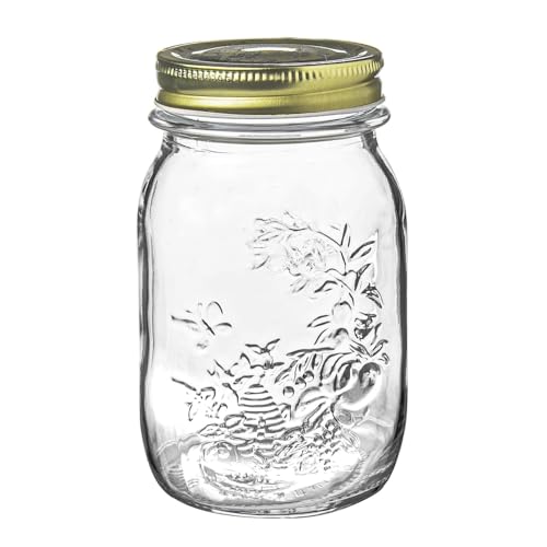 Bormioli Rocco Quattro Stagioni 17 oz Canning Jar - Vacuum Sealed for Home Canning & Au Bain-Marie"Cooking - BPA-Free, Airtight Storage for Dry Foods & Homemade Gifts - Odor Proof - Made in Italy - Image 3