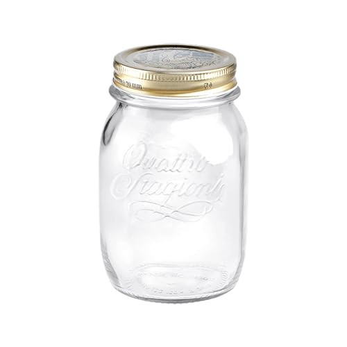 Bormioli Rocco Quattro Stagioni 17 oz Canning Jar - Vacuum Sealed for Home Canning & Au Bain-Marie"Cooking - BPA-Free, Airtight Storage for Dry Foods & Homemade Gifts - Odor Proof - Made in Italy - Image 1