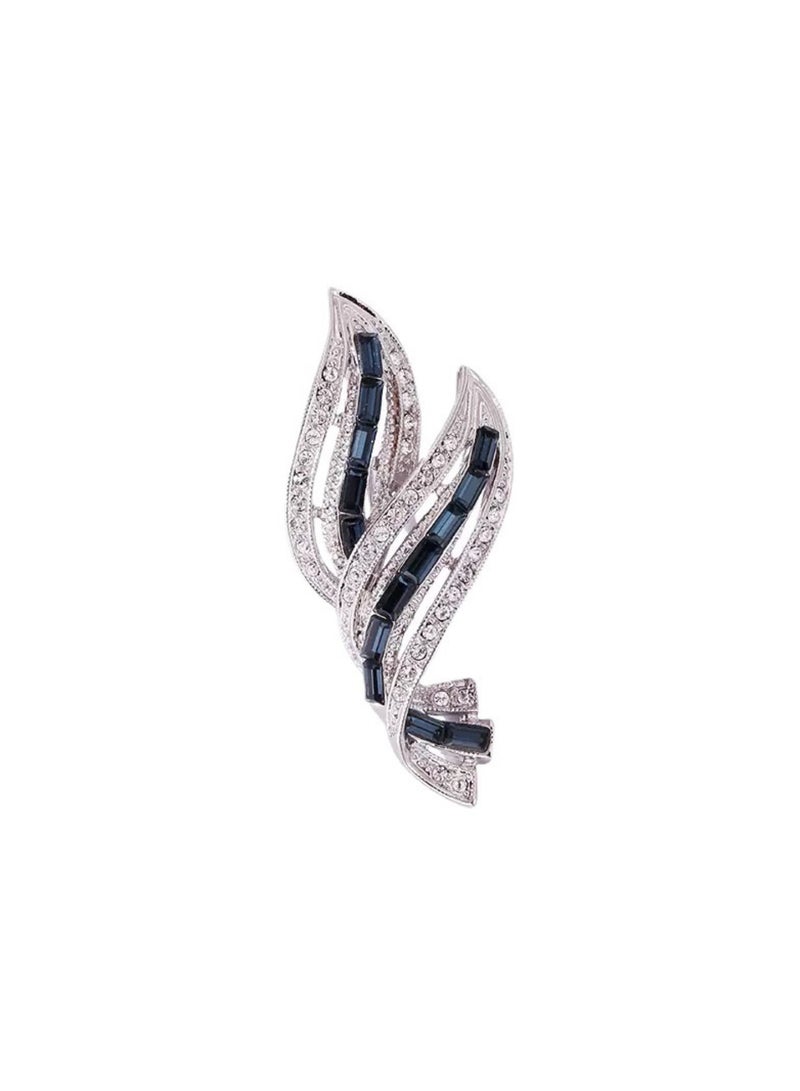 (2-pack) Women's fashion personality leaf brooch, orchid brooch, coat brooch, jewelry accessories, gifts for women and girls - Image 2