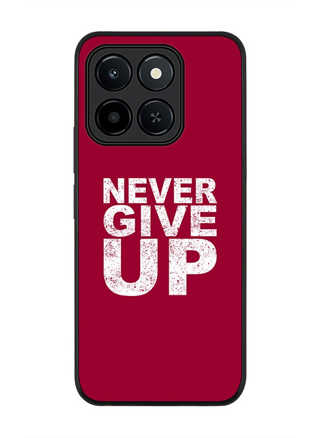 Stylizedd For Honor X6c Case,Slim fit Camera Protection, Shockproof Thin Phone cover  - Never ever give up