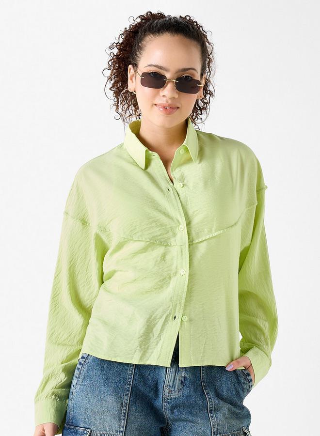 لي كوبر قميص بارز الملمس بأكمام طويلة من لي كوبر - Image 1