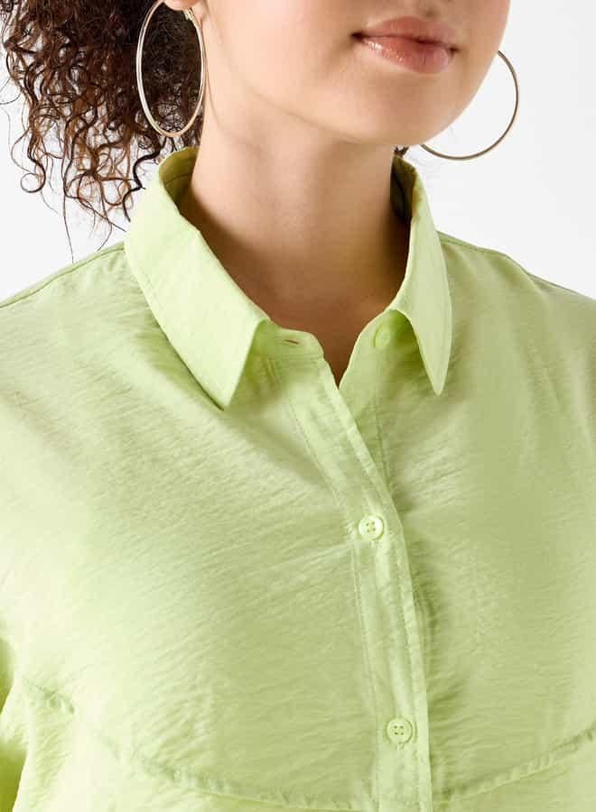 لي كوبر قميص بارز الملمس بأكمام طويلة من لي كوبر - Image 4