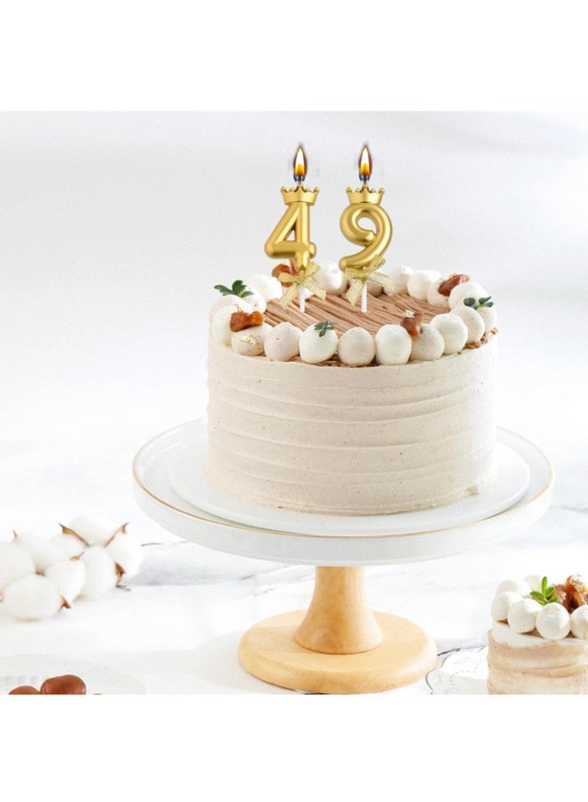 10PCS Birthday Candles Numbers, Gold Candles Birthday Cake, Gold Number Candles, Number 0 9 Candle for Adults Decorate Birthday Wedding Anniversary Graduation Party - Image 5