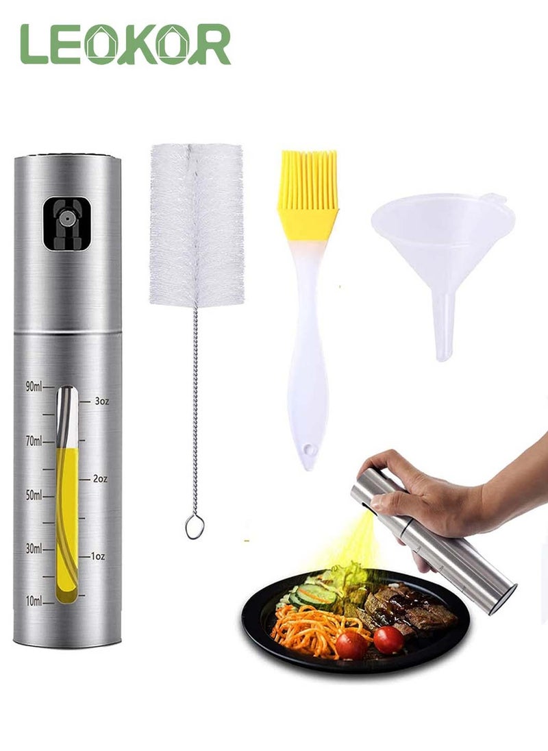 Stainless Steel Oil Dispenser Olive Oil Sprayers, Refillable Oil Dispenser Bottle for Air Fryer, BBQ, Kitchen Baking, Salad - pzsku/ZAE735C93E2268026723AZ/45/_/1718695407/fcc79130-bba8-499f-9fd7-1e9fedb9515e