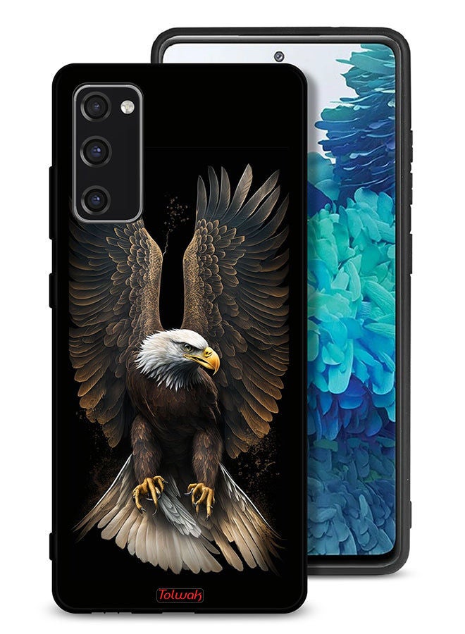 Tolwak Samsung Galaxy S20 FE 5G Protective Case Cover Eagle Spread Wings - Image 1