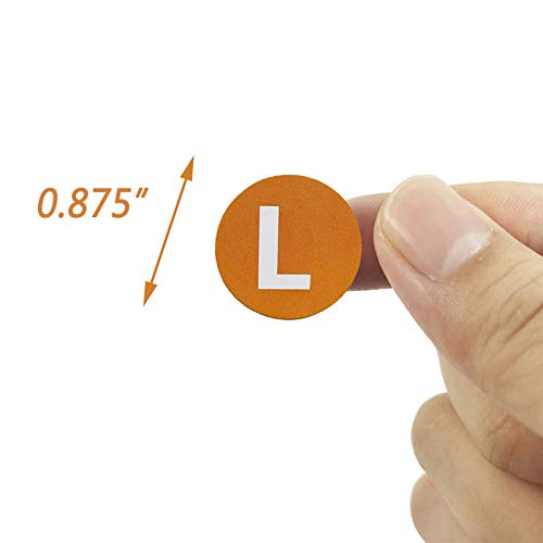 FuraHa 3500 PCS Clothing Size Stickers Labels 7/8" Colorful Coded Round Self Adhesive Size Stickers for Clothing T Shirts Retail, 7 Sizes (XS, S, M, L, XL, XXL, XXXL) - Image 2