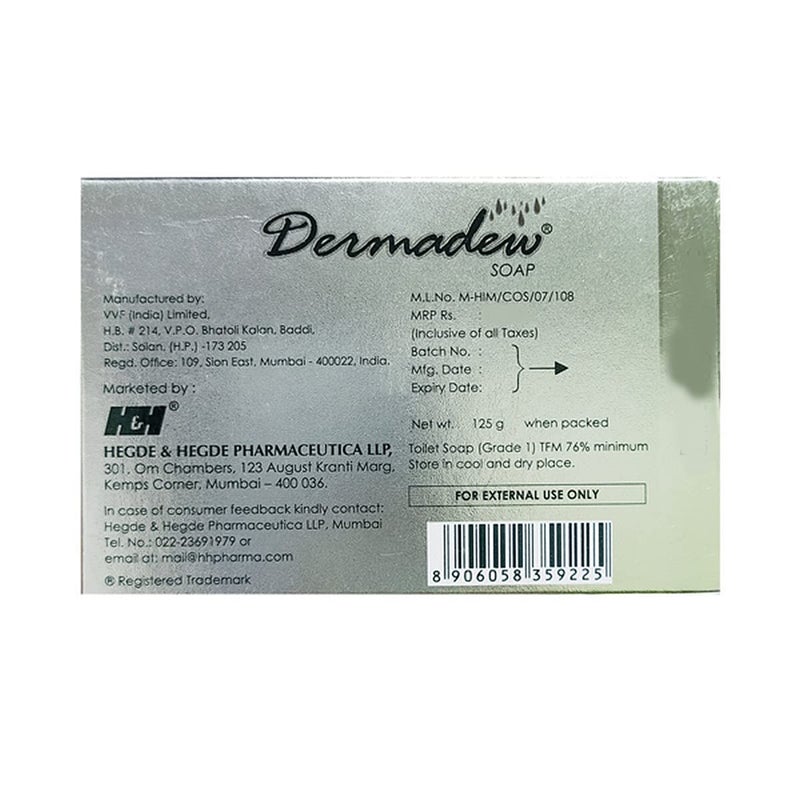 Dermadew  Pack of 125g Soap - Image 2