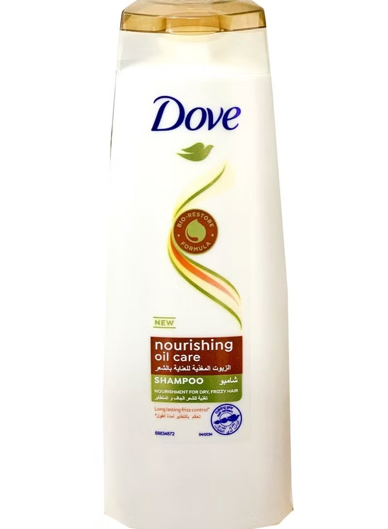 Dove Nourishing Oil Care Shampoo For Dry Frizzy Hair 180 Ml