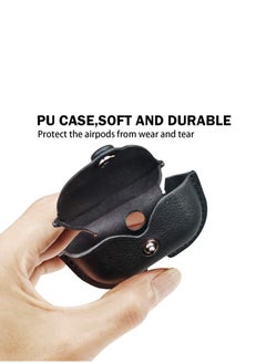 Unique Protective PU Leather Case for AirPods Pro 3rd Gen – Sleek & Full Protection (Black)  - Image 5