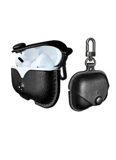 Unique Protective PU Leather Case for AirPods Pro 3rd Gen – Sleek & Full Protection (Black)  - Image 1