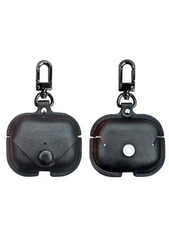 Unique Protective PU Leather Case for AirPods Pro 3rd Gen – Sleek & Full Protection (Black)  - Image 4