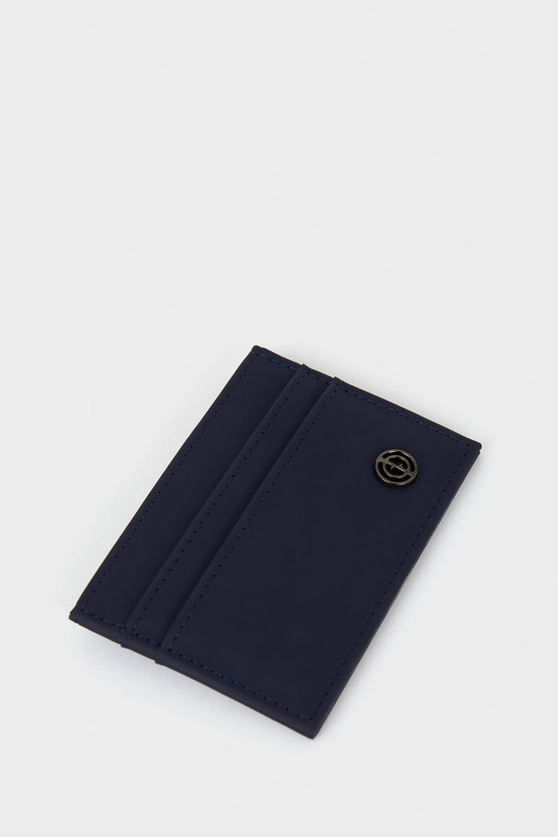 ديفاكتو محفظة بطاقات عمل رجالية من الجلد الصناعي - Image 4