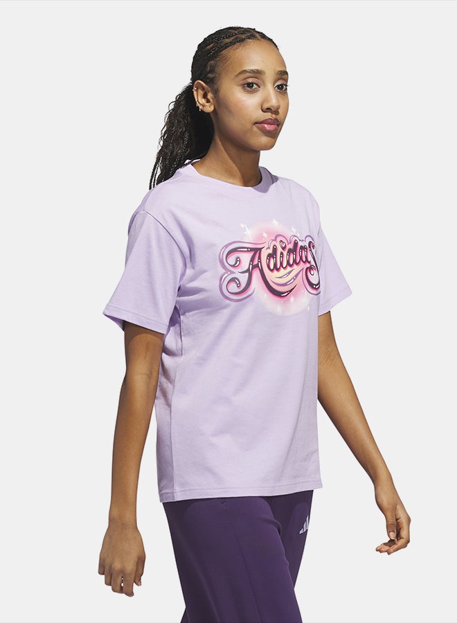 Adidas Airbrushed Graphic T-Shirt - Image 3