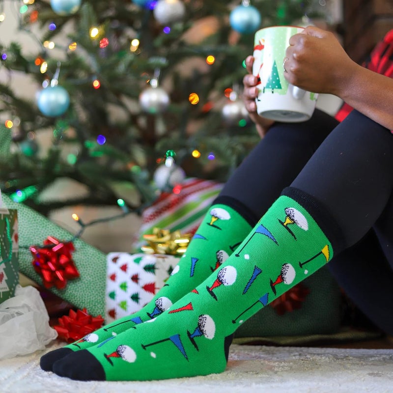 Lavley Funny Golf Socks - Fun gift for golfers - Unisex one size fits most - Great for birthdays or stocking stuffers - Image 5