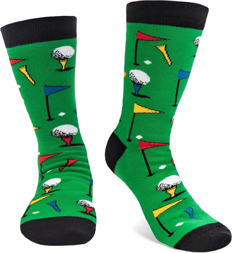 Lavley Funny Golf Socks - Fun gift for golfers - Unisex one size fits most - Great for birthdays or stocking stuffers - Image 3