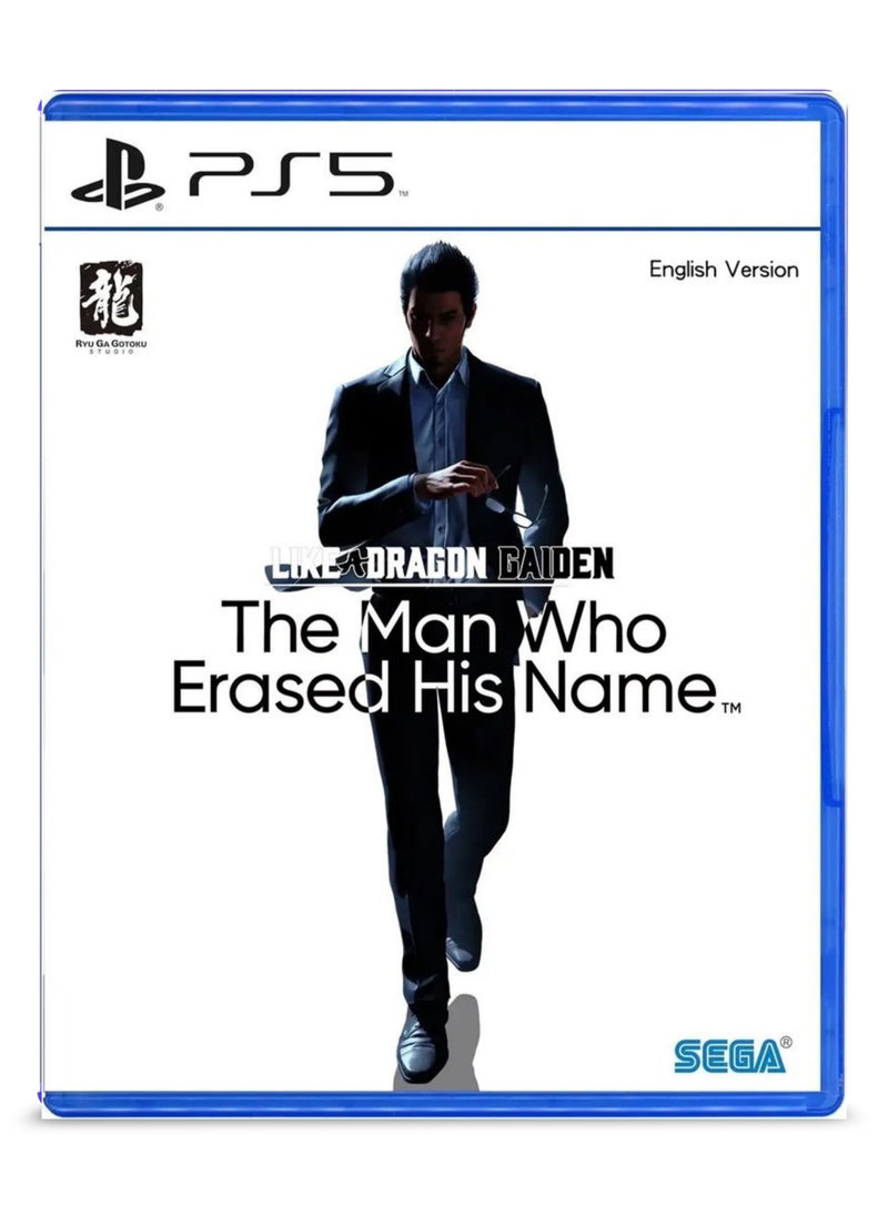 بلاي ستيشن Like a Dragon Gaiden: The Man Who Erased His Name إصدار PS5 - لعبة تقمص الأدوار الحركية  - Image 1