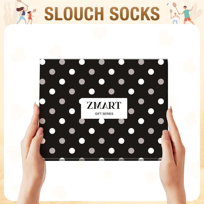 Zmart Women's Thin Slouch Socks - Scrunch Long High Slouchy Boot Socks 80s 90s - Image 3