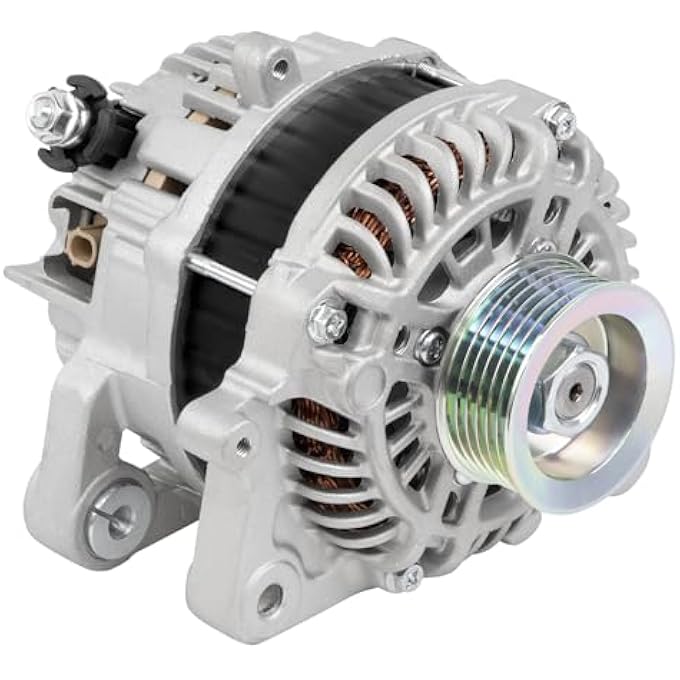 QKVCX 95A 31100R1AA01 Alternator Compatible with for Honda Civic 2012-2015 1.8L, for HR-V 2016-2018 for Acura ILX 2013 2014 2015, 6-Groove Pulley Clockwise - Image 1