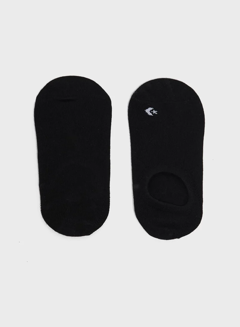 CONVERSE 3 Pack Core No Show Socks
