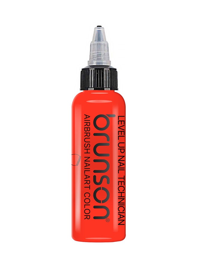 brunson Nail Art Inks Airbrush Paint Acrylic Paint Nail Polish Pigments For Model Hobby Craft Leather & Shoe Painting Nail Stencils Painting 60Ml Bottle Nail Tools Pure Red