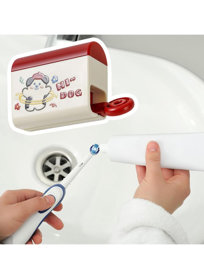 CMGTYYD. 2Pcs توزيع معجون الأسنان ، مضغط معجون الأسنان المتداول - جدار معلقة اليدوية المضغوطة ، لحمام المنزل حمام الاستحمام غرفة الاستحمام في الهواء الطلق لاستخدام الفندق - Image 4