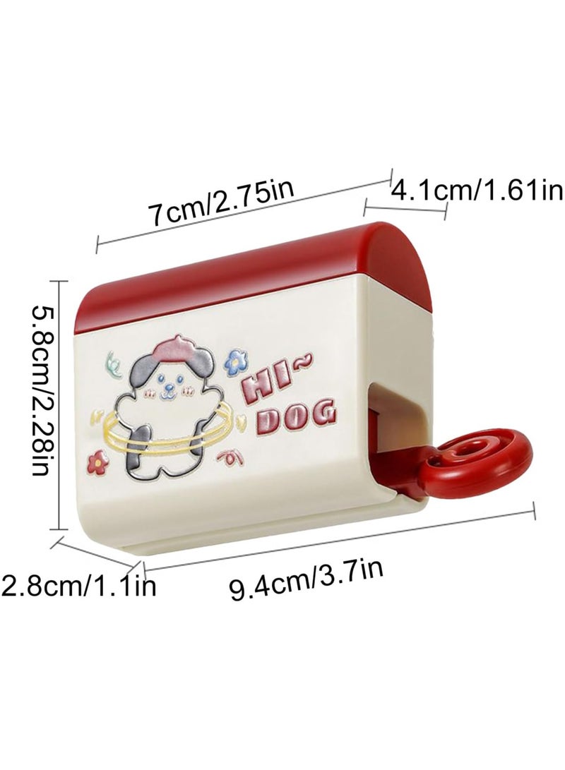 CMGTYYD. 2Pcs توزيع معجون الأسنان ، مضغط معجون الأسنان المتداول - جدار معلقة اليدوية المضغوطة ، لحمام المنزل حمام الاستحمام غرفة الاستحمام في الهواء الطلق لاستخدام الفندق - Image 5