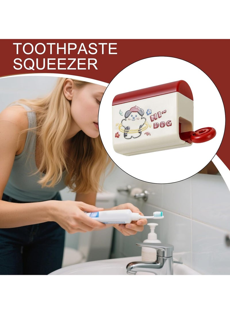 CMGTYYD. 2Pcs توزيع معجون الأسنان ، مضغط معجون الأسنان المتداول - جدار معلقة اليدوية المضغوطة ، لحمام المنزل حمام الاستحمام غرفة الاستحمام في الهواء الطلق لاستخدام الفندق - Image 2
