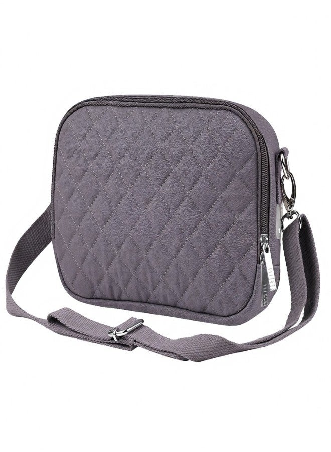 HAWEEL HWL2133 Heating Bag Case Fast Warming 4 Timer Modes Adjustable Temperature USB Crossbody One Shoulder Warm Hand Bags with Earphone Hole Heated Hand Muff Mobile Phone Tablet Digital Storage Bag - Image 1