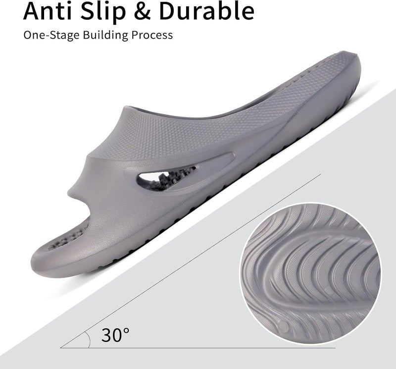 D.D.Star Big Size Bathroom Slippers For Men and Women Non-Slip Quick Drying Shower Shoes Comfortable And Soft Sole Slide On Sandal - Image 4