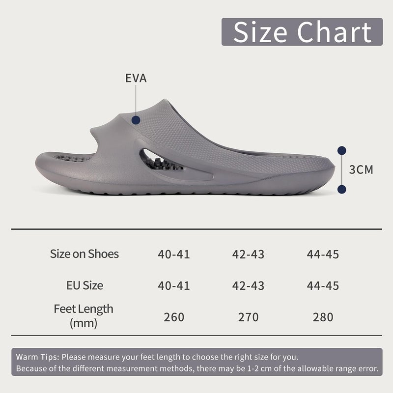 D.D.Star Big Size Bathroom Slippers For Men and Women Non-Slip Quick Drying Shower Shoes Comfortable And Soft Sole Slide On Sandal - Image 2