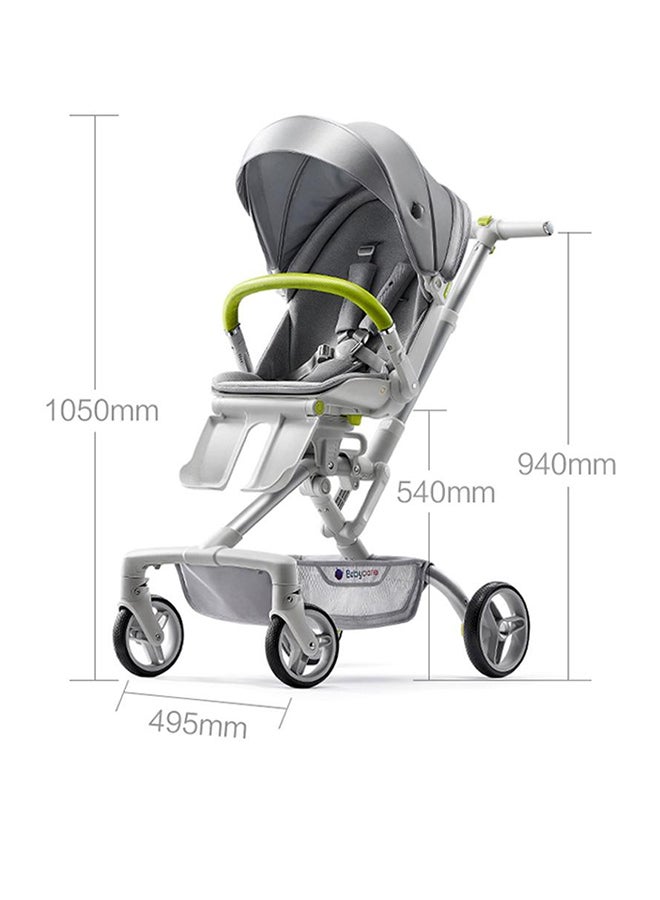 Babycare Comfort Cruiser Stroller - Frosted Silver - Image 3