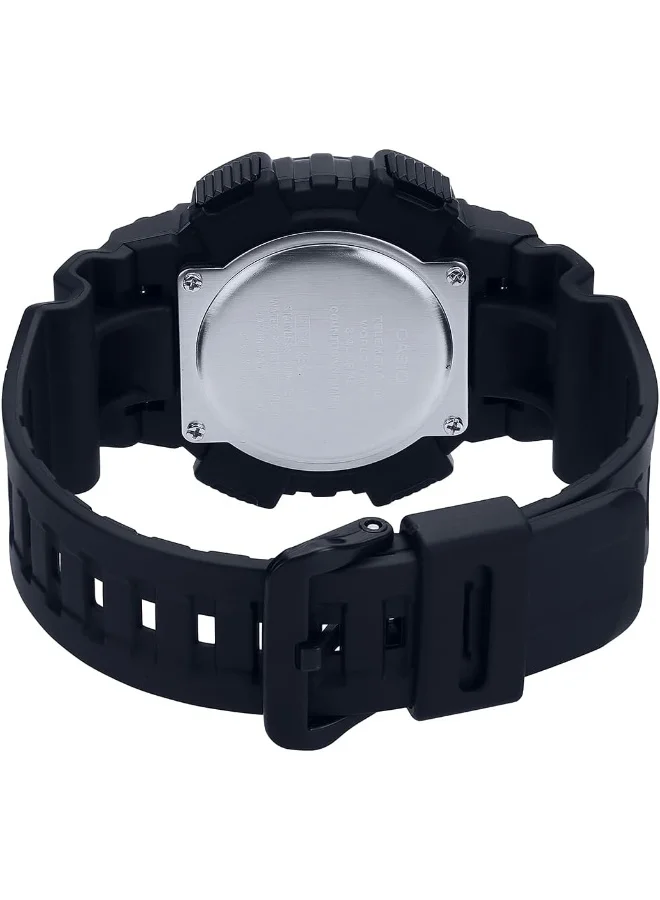 CASIO Men's Analog-Digital Display Watch With Black Resin Strap - AEQ-110W-1A3