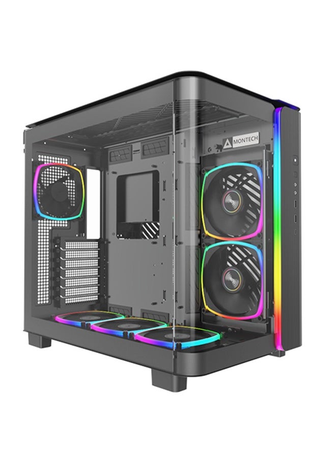 Vektra - RDY King 95 Pro Black 005 Gaming PC / i7-12700 / B760M / RTX 4060 Ti 8GB / 32GB DDR5 RAM / Gen4 1TB SSD / 750W / Liquid Cooled 360mm / Windows 11 pro / 2-Years Warranty - Image 1