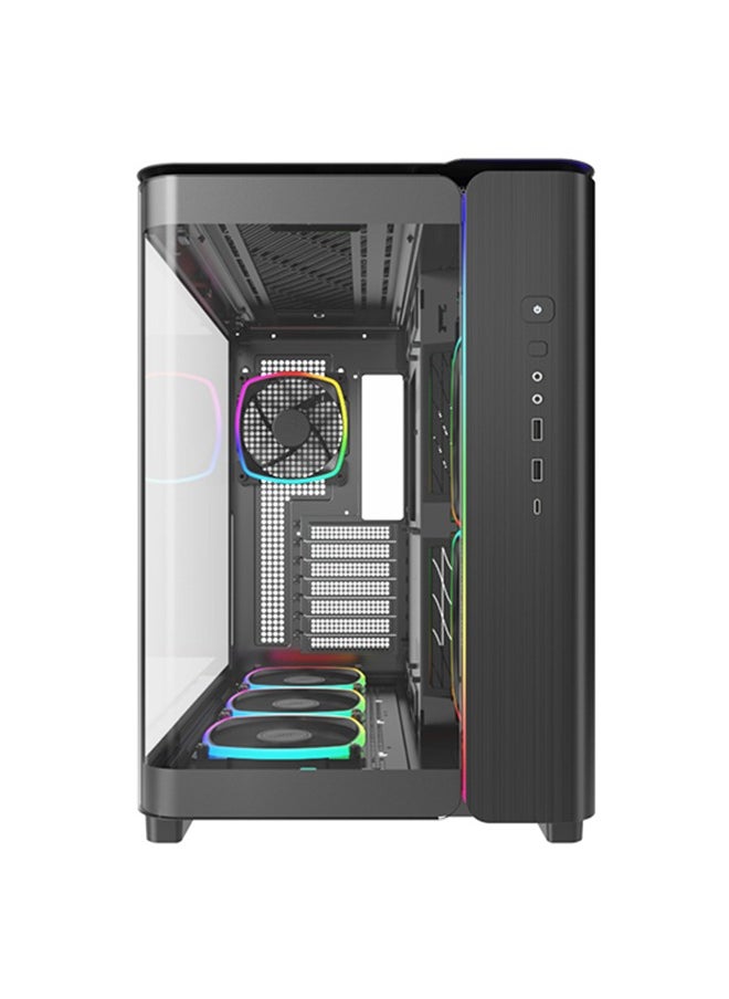 Vektra - RDY King 95 Pro Black 005 Gaming PC / i7-12700 / B760M / RTX 4060 Ti 8GB / 32GB DDR5 RAM / Gen4 1TB SSD / 750W / Liquid Cooled 360mm / Windows 11 pro / 2-Years Warranty - Image 1