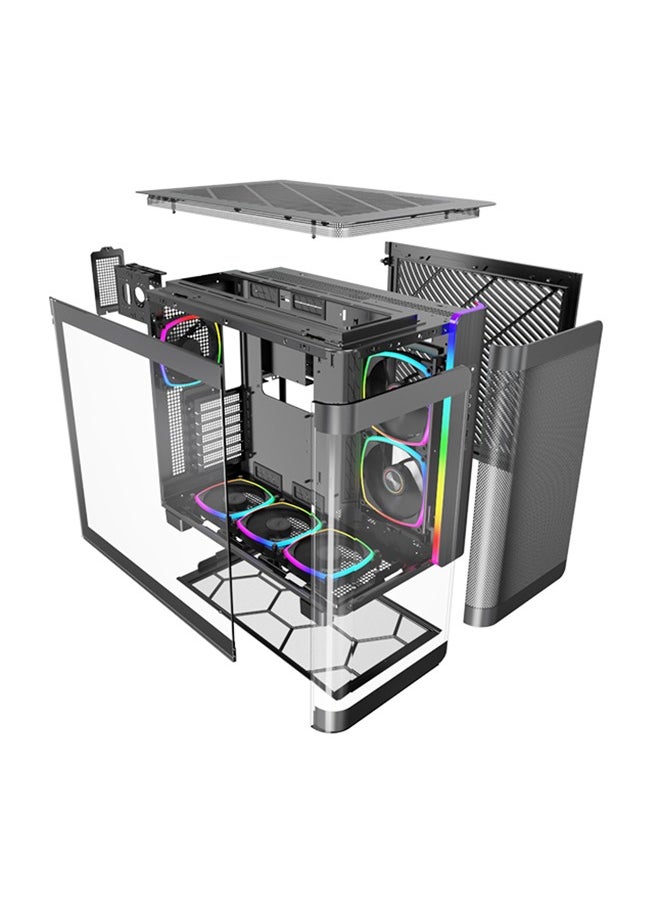 Vektra - RDY King 95 Pro Black 005 Gaming PC / i7-12700 / B760M / RTX 4060 Ti 8GB / 32GB DDR5 RAM / Gen4 1TB SSD / 750W / Liquid Cooled 360mm / Windows 11 pro / 2-Years Warranty - Image 1