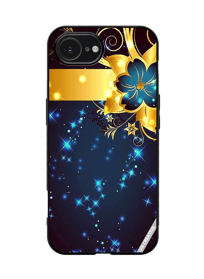 Protective Case Cover For Apple iPhone 16e Flower Design Multicolour