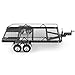 GIXCEL RC Trailer for Hauling Behind RC Car Metal Flatbed Trailer with Hook Hitch for 118 124 RC Crawler TRX4M FCX18 Ascent18 SCX24 FCX24 - Image 4
