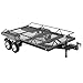 GIXCEL RC Trailer for Hauling Behind RC Car Metal Flatbed Trailer with Hook Hitch for 118 124 RC Crawler TRX4M FCX18 Ascent18 SCX24 FCX24 - Image 2