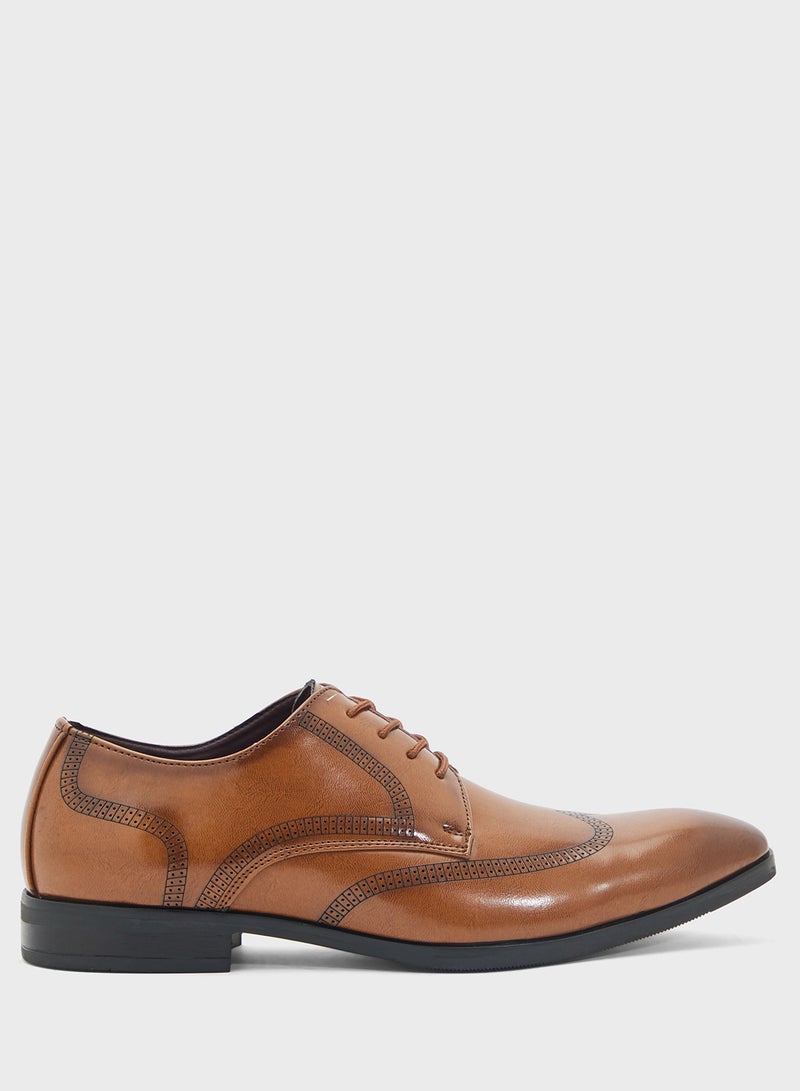 Robert Wood Wing Cap Design Formal Lace Ups  - Image 1