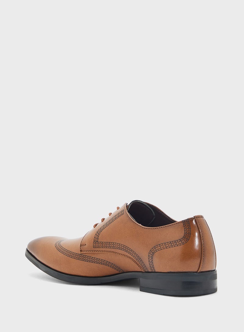 Robert Wood Wing Cap Design Formal Lace Ups  - Image 2