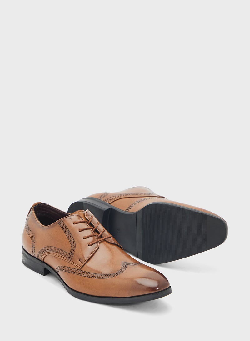 Robert Wood Wing Cap Design Formal Lace Ups  - Image 3